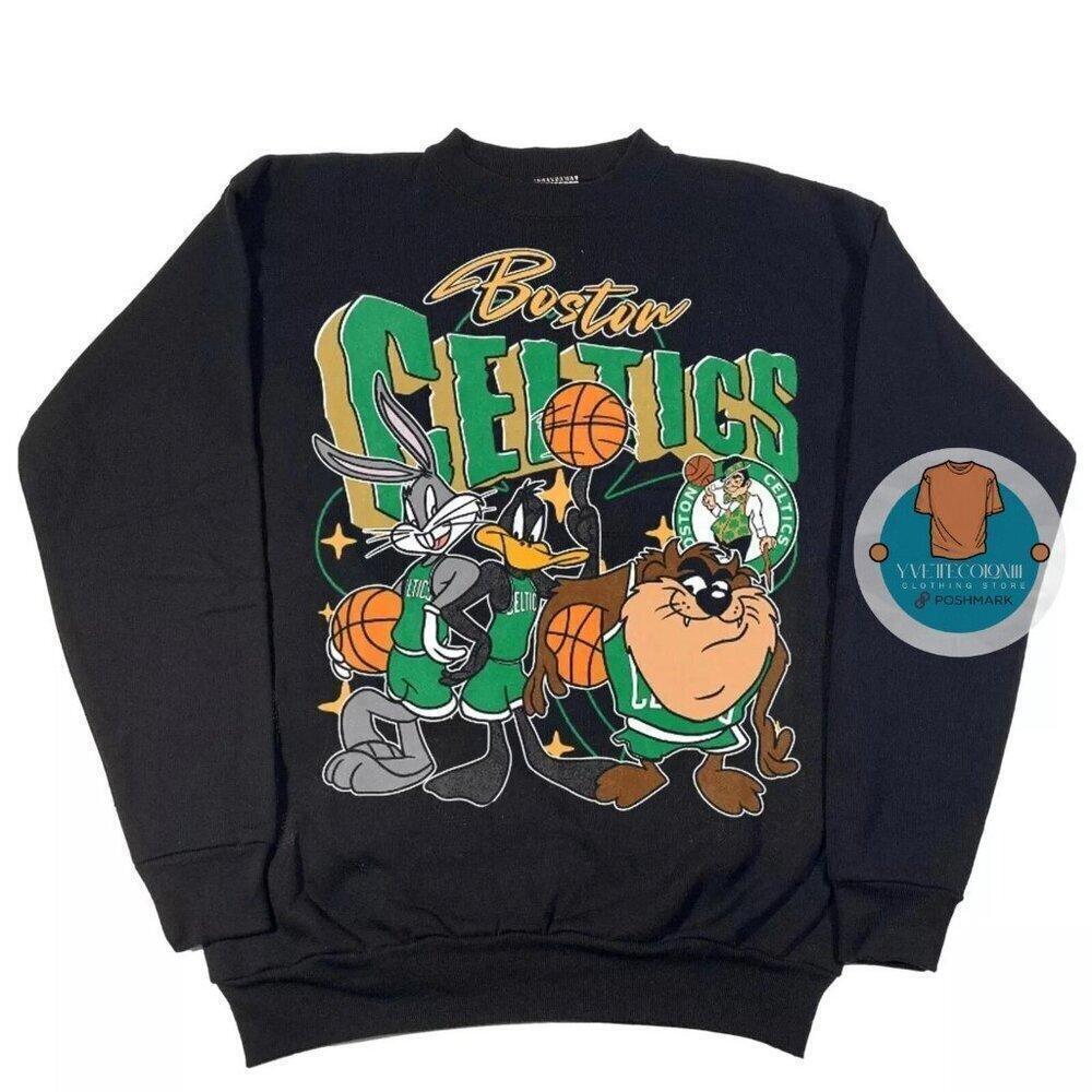 Boston Celtics Looney Tunes 1997 Basketball Retro Fan Sweatshirt